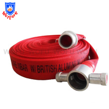 Duraline 2-1/2" Red used PVC  rubber fire hose